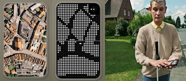 觸摸地球！盲人專用電子地圖