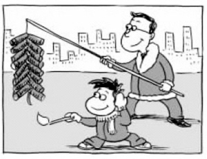 春節(jié)若遇霧霾，煙花怎么放？